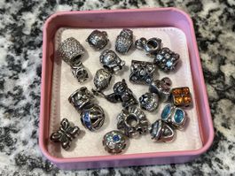 Charms Konvolut 20 Stück 💎 925 Silber, Pandora kompatibel ✨