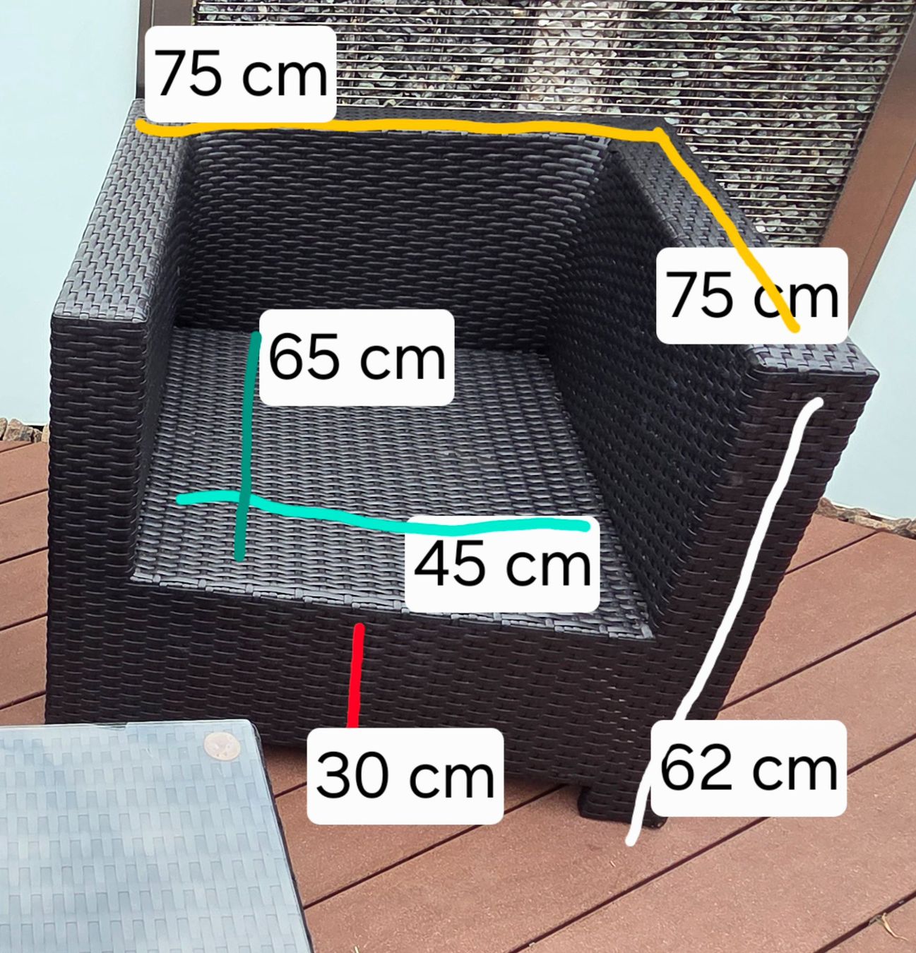 Sessel: Gartenlounge – Gebraucht aus Zeiningen von Marketa01 1