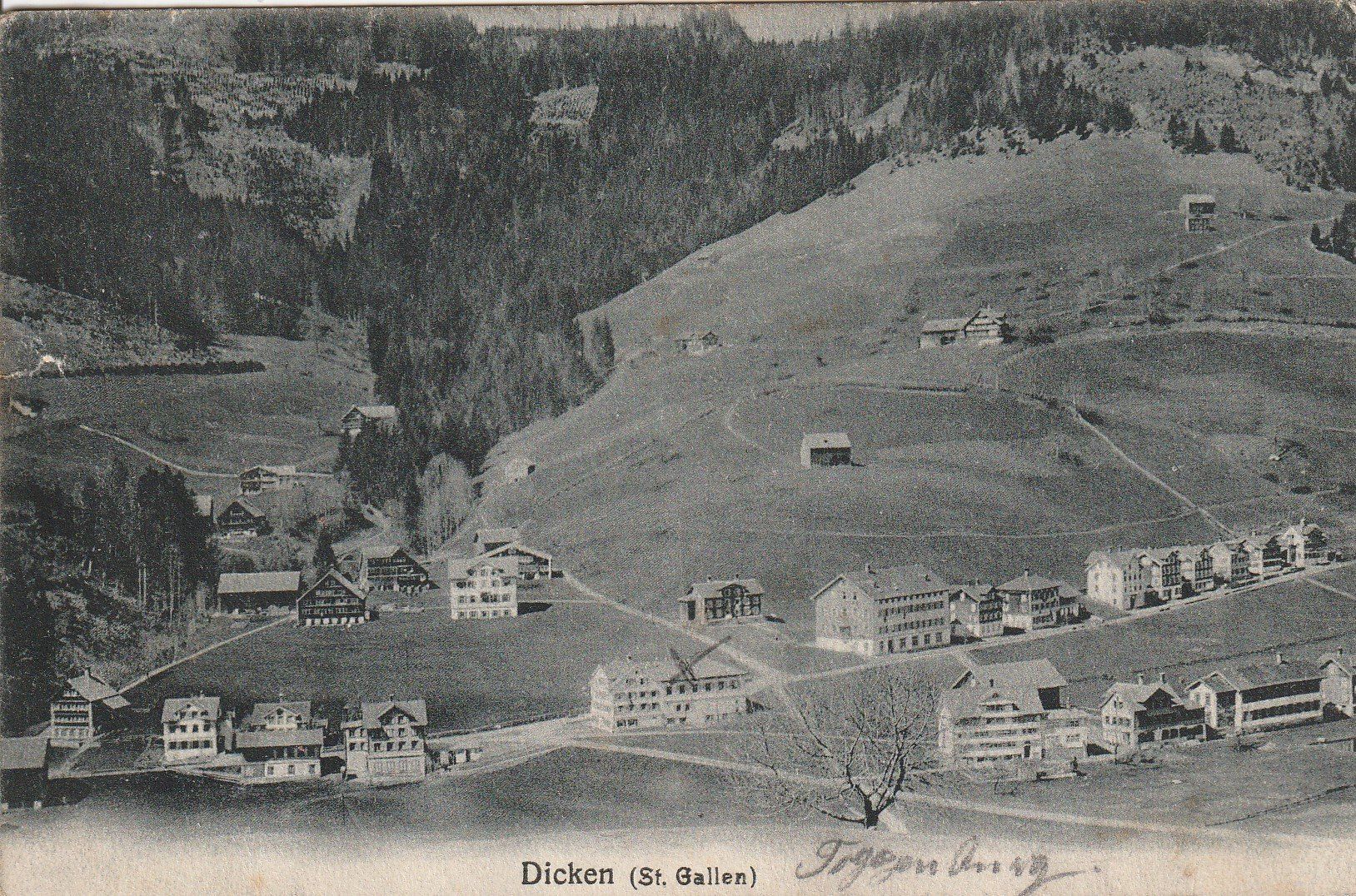 Ansichtskarten: Dicken (St.Gallen) Feldpoststempel 1911 – Gebraucht aus uttwil von Koehlerfred