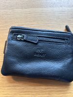 Bear Design Leder Portemonnaie schwarz