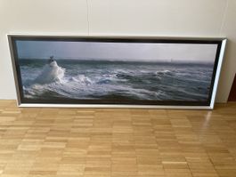 Bild 55x154 cm mit Alu Profil Rahmen von Möbel Pfister
