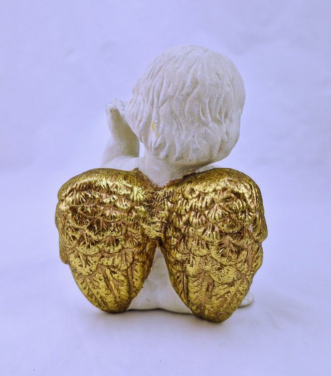 engel-teelichthalter-goldene-fl-gel-15cm-giftzwergengel-gebraucht