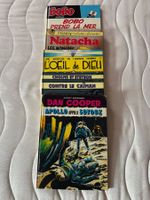 Lot BD vintage: Natacha, Bobo, Dan Cooper