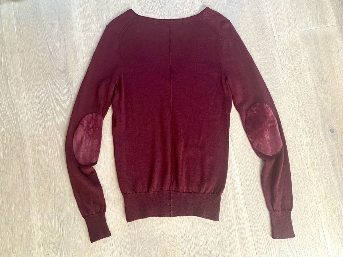 Kookai Maglioni & Felpe: Kookai Damenpullover, weinrot, Gr. 1, V-Ausschnitt – Nuovo (secondo la descrizione) da Winkel venduto da Flyhy2020 1
