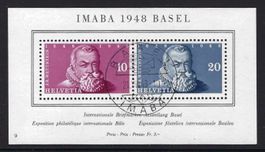 1948 IMABA-Block ZNr. W31 ET-gestempelt ʘ, KP 90.-