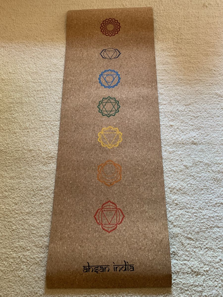Bodenmatten: Indische Yogamatte mit Chakra Bildern, dazu eine Hülle – Neu und originalverpackt aus Gais von FidelCastro2 1