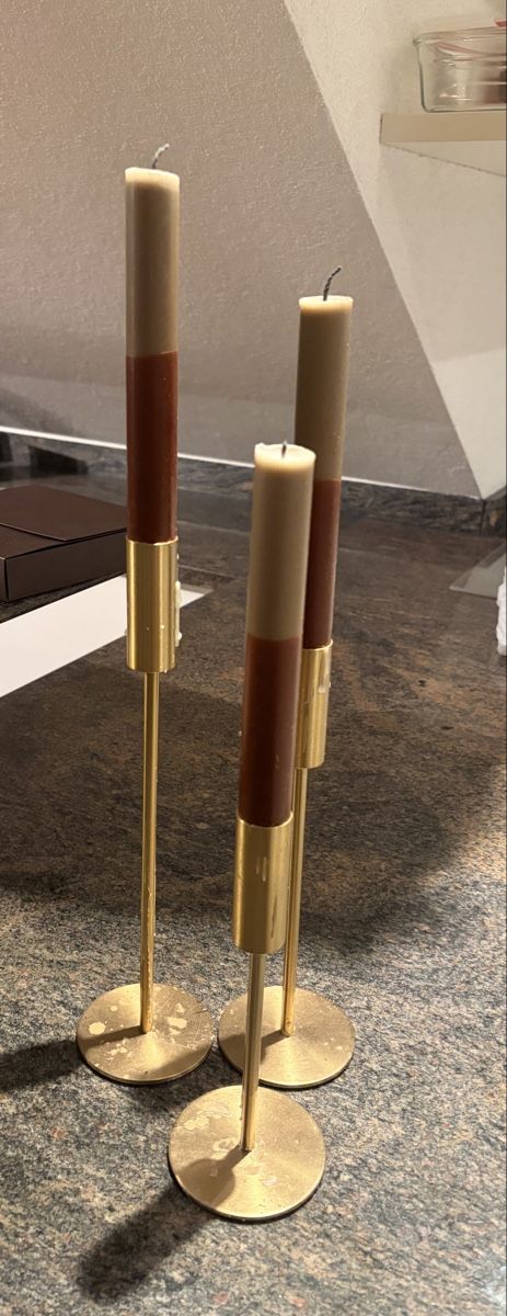 Bougeoirs: Kerzenständer messing / gold 3er set – D'occasion à Oberengstringen par fab_hw82 1