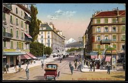AK Genève, Rue du Mont-Blanc