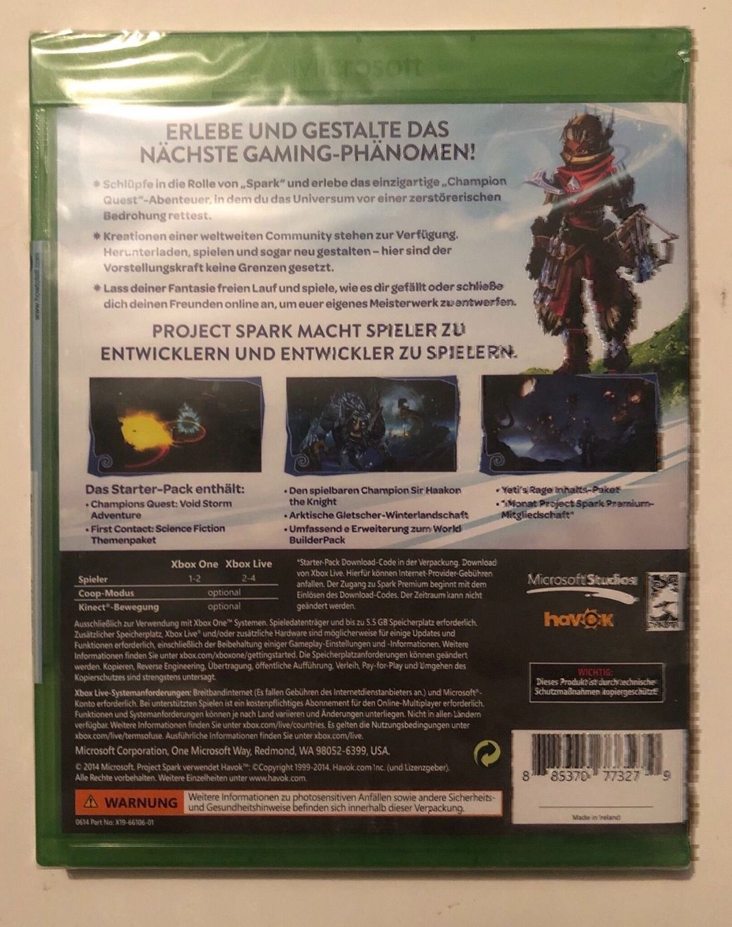 Microsoft Giochi: Project Spark für Xbox One neu – Nuovo e nell'imballaggio originale da Kestenholz venduto da Mad18 1