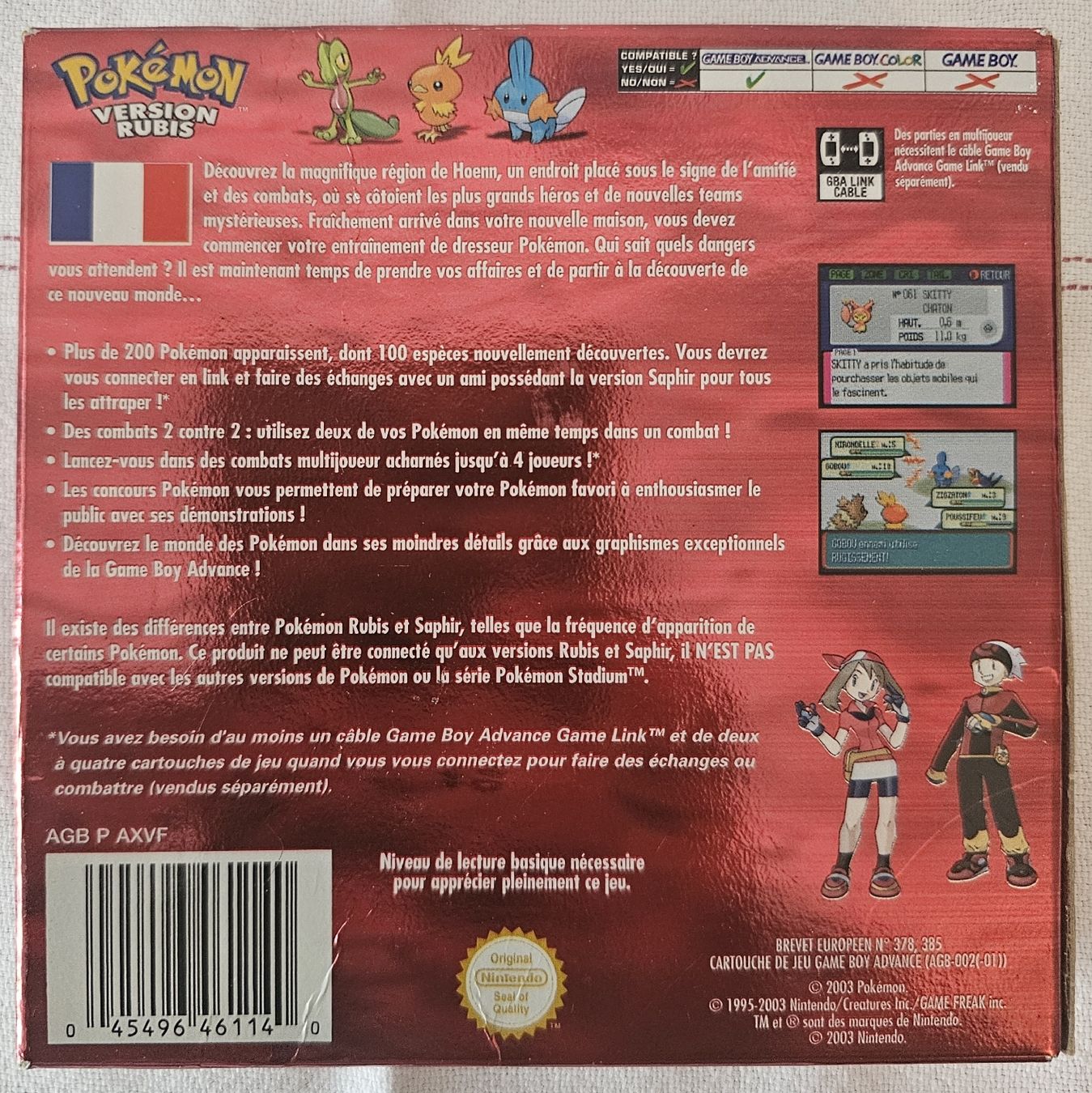Pokémon Giochi: pokemon version rubis en boite FR – Usato da Pully venduto da RandomZero 1