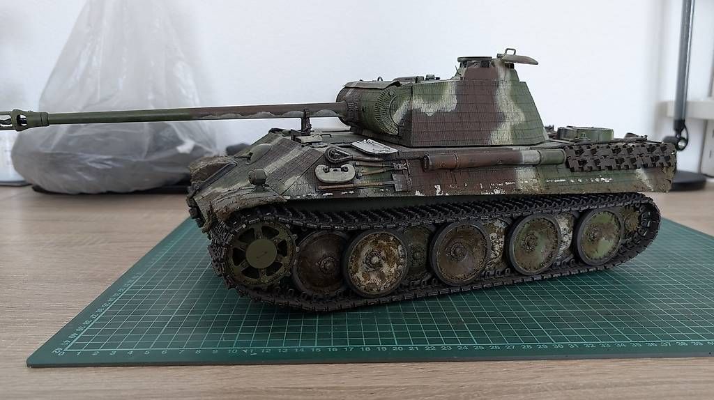 Modellismo RC: 1:16 Tamiya RC Panzer Panther ww2 – Usato da Lommiswil venduto da Liteljoetoy44
