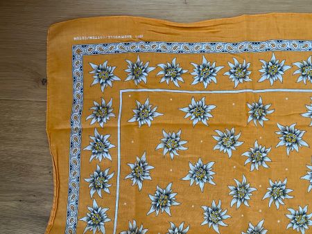 Edelweiss Halstuch ca 45x45cm Baumwolle