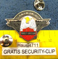 HD PIN HARLEY-DAVIDSON "BORN OF PRIDE SWEAT AND STEEL" GEPRÄ