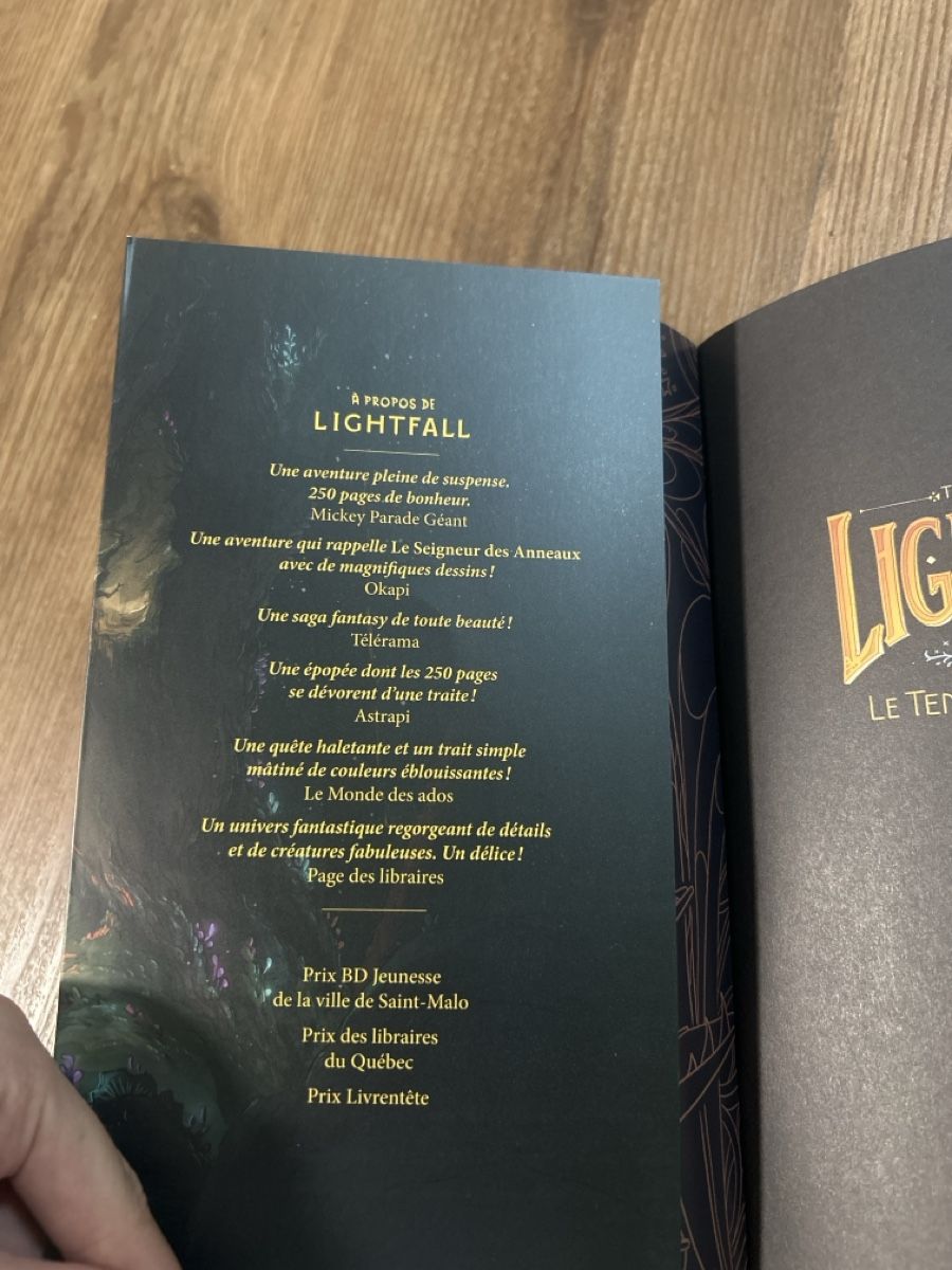 Bücher: Bande dessinée Lightfall Le Temps des Ténèbres Tim Probert – Neu (gemäss Beschreibung) aus Biel/Bienne von Lorenzo2014 2