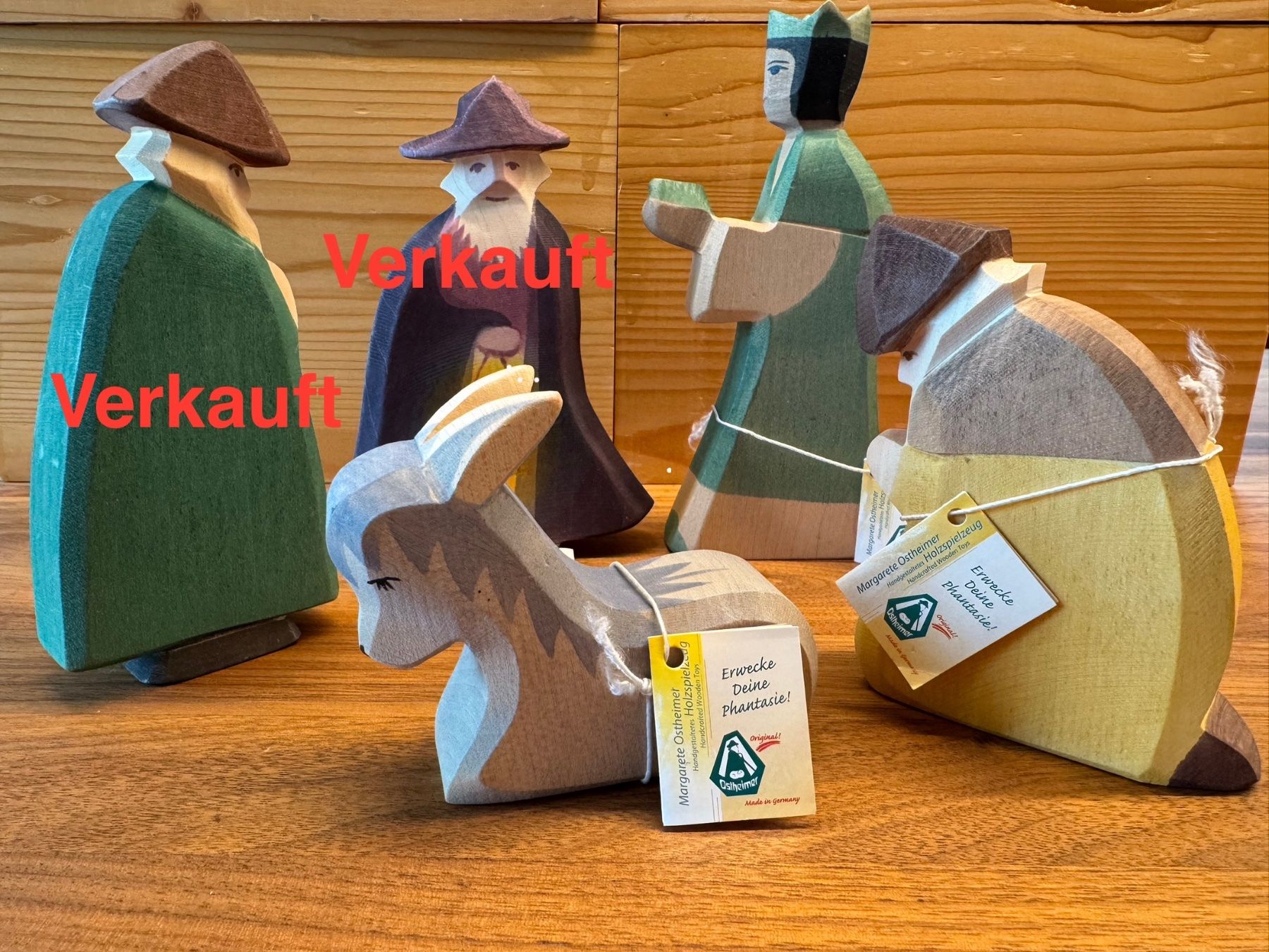 Ostheimer Statuette: Esel liegend von Ostheimer – Nuovo e nell'imballaggio originale da Wasterkingen venduto da GrhAli