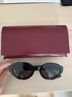 Gucci Sunglasses Black Oval with original case