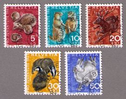 1965_J210-214_PJ Einheimische Wildtiere von HANS ERNI !_ET !
