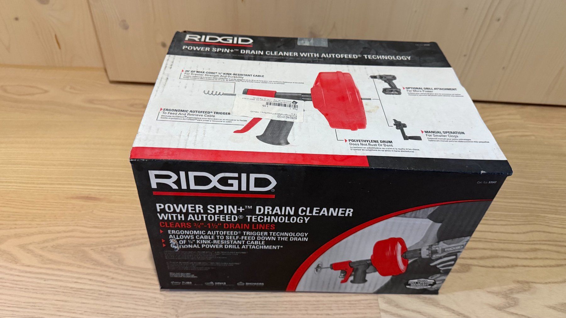 Toutes les machines: Ridgit Power Spin+ - Rohrreinigungsgerät – Neuf (Voir description) à Stettlen par musicman_68 3