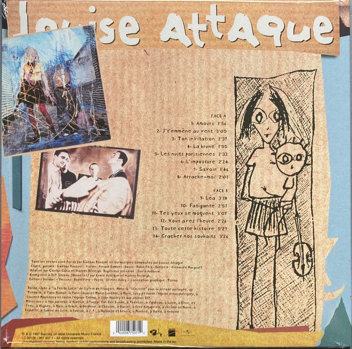 Dischi in vinile: LOUISE ATTAQUE - S/T – Nuovo e nell'imballaggio originale da Bottens venduto da hotter-than-hell 1