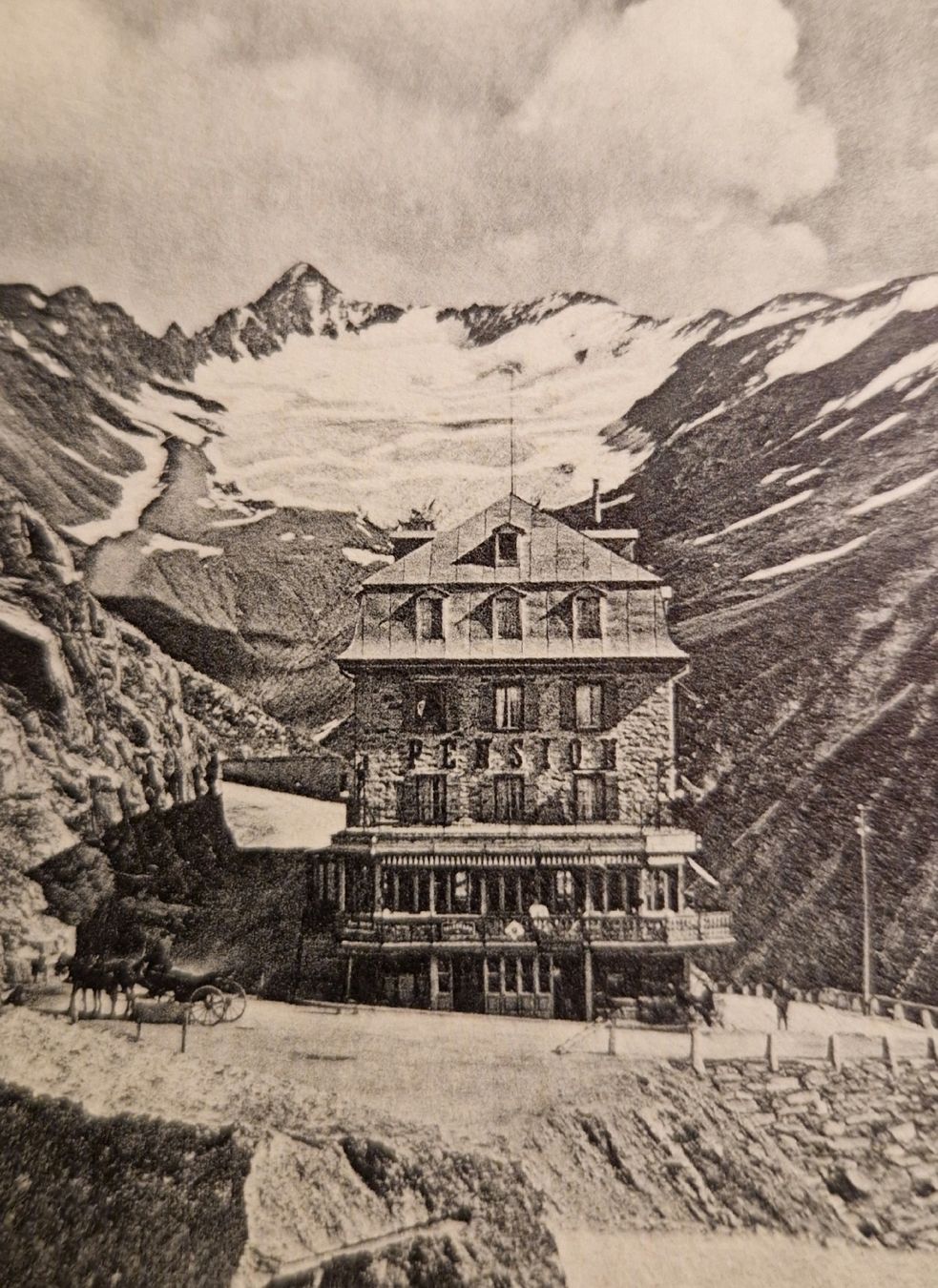 Ansichtskarten: Furkastrasse, Hotel Belvedere – Gebraucht aus Ebikon von Donar50 1