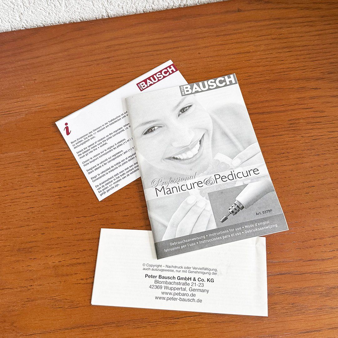 Manicure: Peter Bausch Professional Maniküre- u Pediküregerät – Nuovo (secondo la descrizione) da Schönenbuch venduto da rote-tomate 5