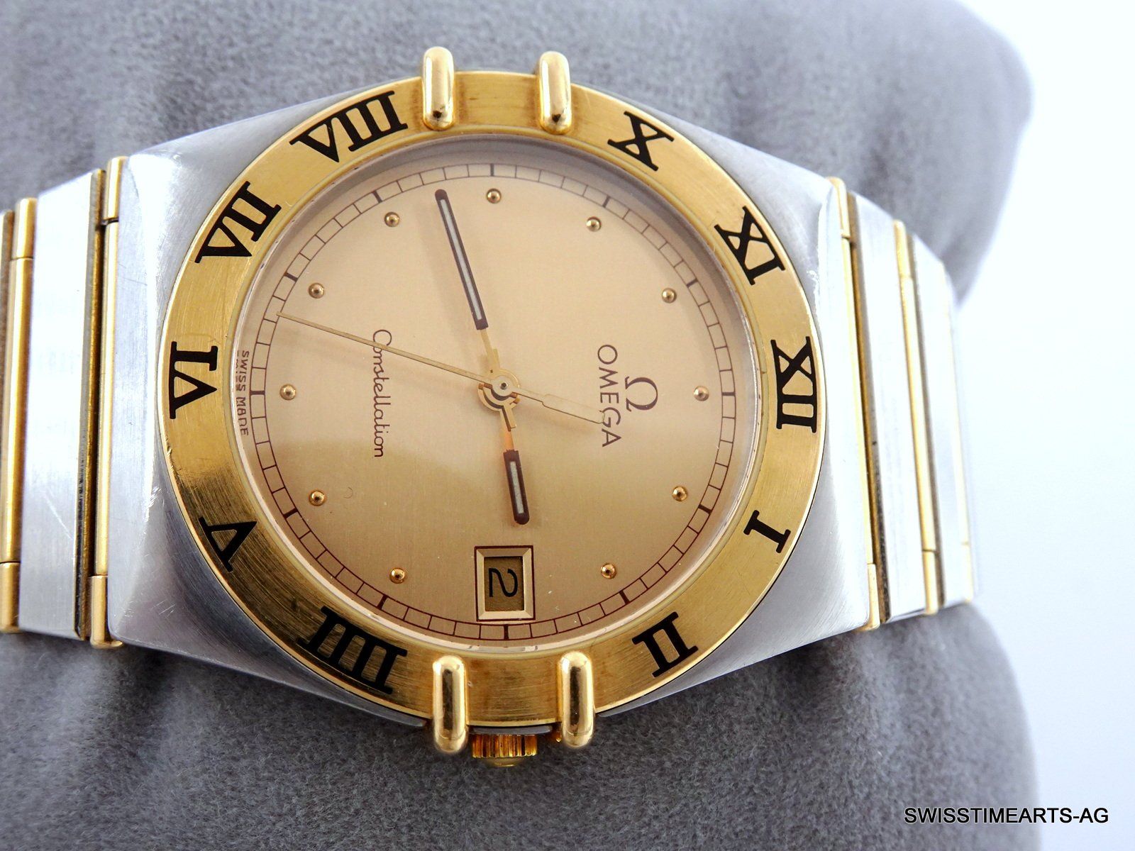 Omega Uhren: OMEGA 18K/SS 1990ER CONSTELLATION 396.1070 HERRENUHR – Gebraucht aus Zürich von SWISSTIMEARTS-AG 3