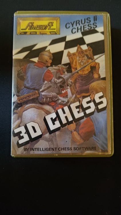 Lot De Jeux AMSTRAD CPC 464 - 3D Voice Chess + 3 Cassettes K7