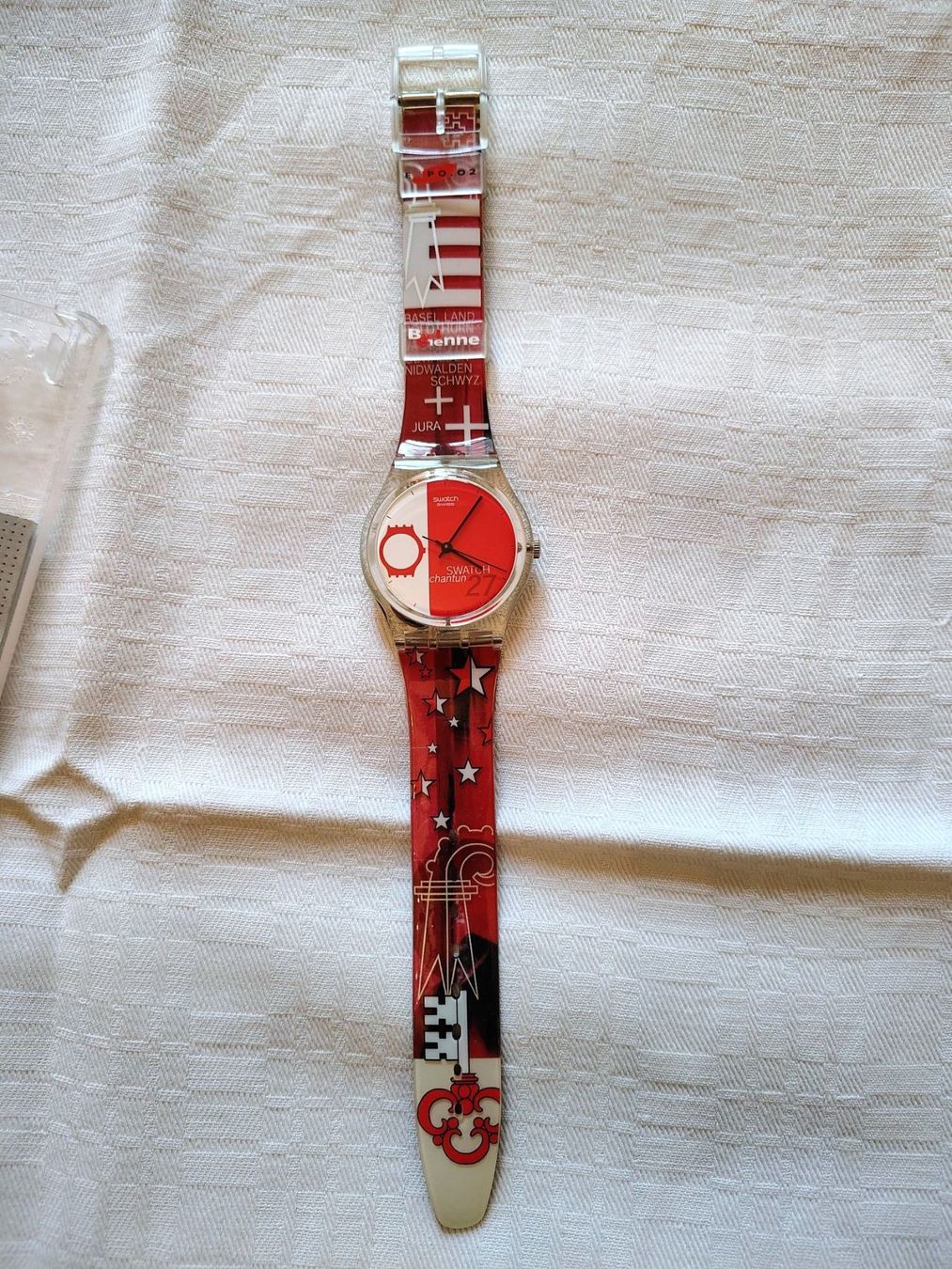 Swatch Orologi: Montre Swatch, cantons suisses – Nuovo e nell'imballaggio originale da Péry venduto da Sodubavallon 1
