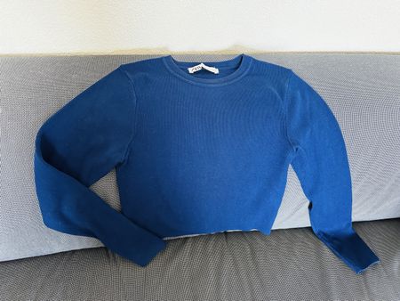 Zara Pull-over femme taille L bleu