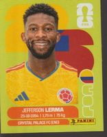FIFA WORLD CUP 2026 Panini Sticker COL 10 JEFFERSON LERMA
