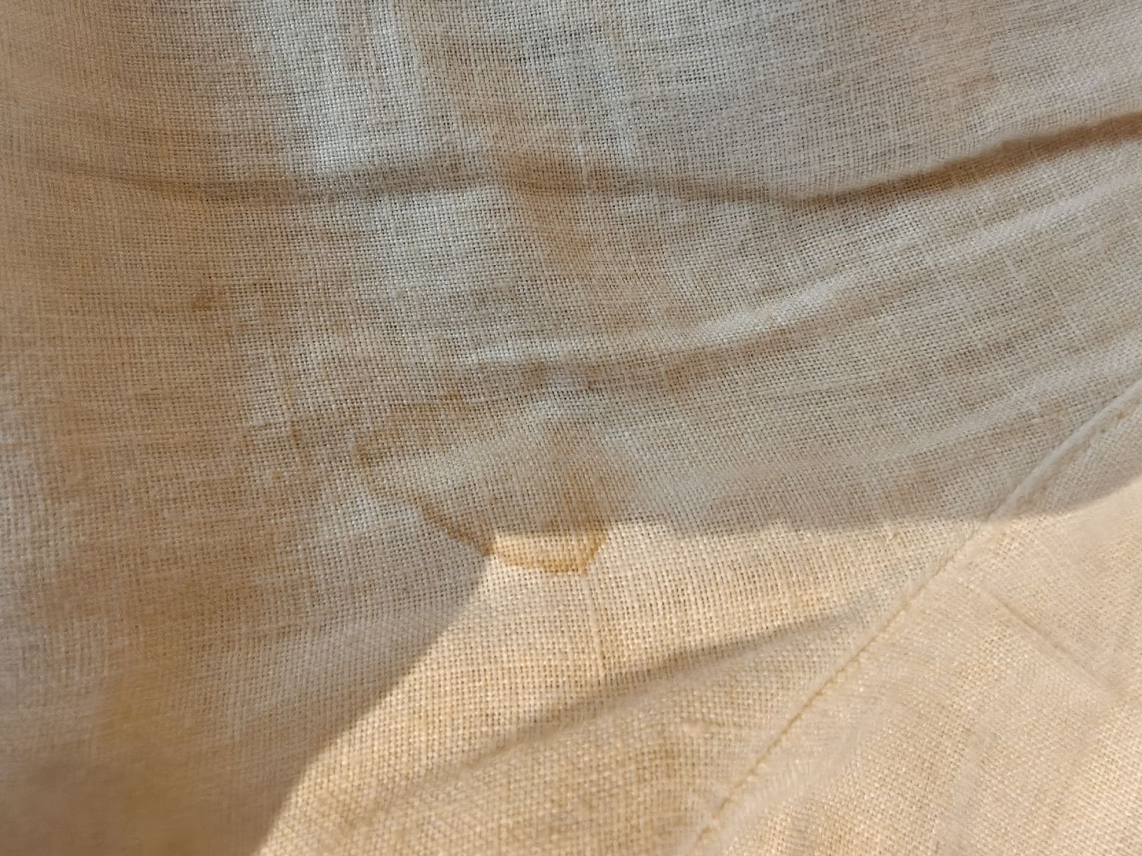 Pantaloni: Leinenhose beige elastischer Bund Gebrauchsspuren – Usato da Olten venduto da Edelw1ss 2