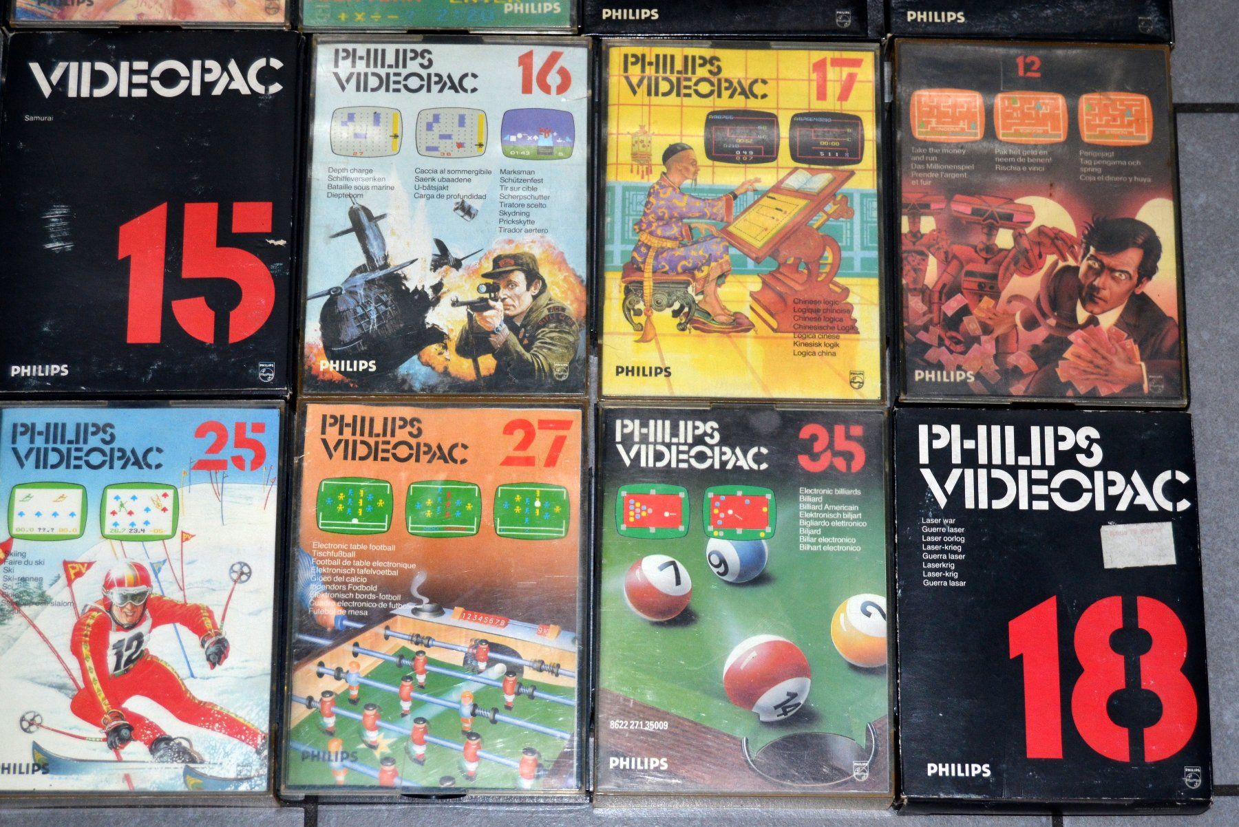 Spiele: Philips Videopac 15 Spiele / 15 jeux – Gebraucht aus Collonges von arashee 4