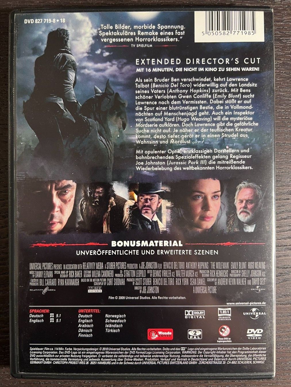Alle DVDs: Wolfman – Gebraucht aus Zürich von FilmFreunde 1