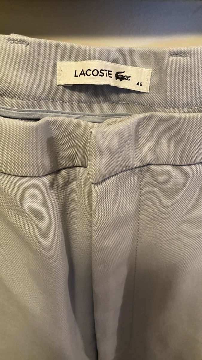 Lacoste Pantaloni: Lacoste Herren Hose, hellblau, Gr. 46, – Usato da Erlinsbach SO venduto da Nina040 1