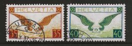 1933 : Flugpost Nr. F14z + F15z : KP 185.--
