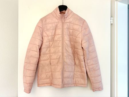 Schöne, leichte Damen Steppjacke My Own rosa Grösse 40