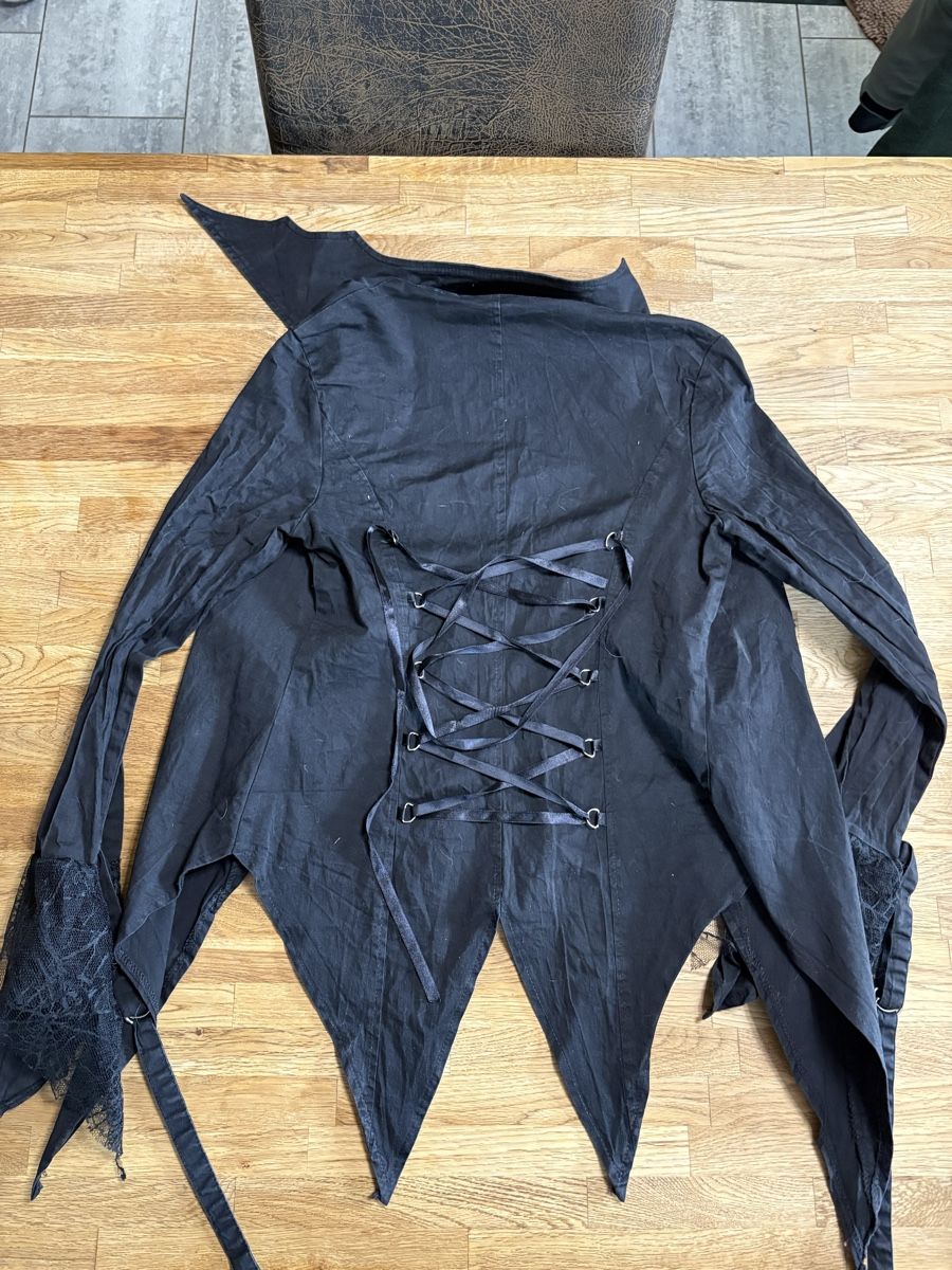 Camicie: Schwarze Gothic Bluse Extreme Gr. M, – Usato da Niederurnen venduto da Samsam84 1