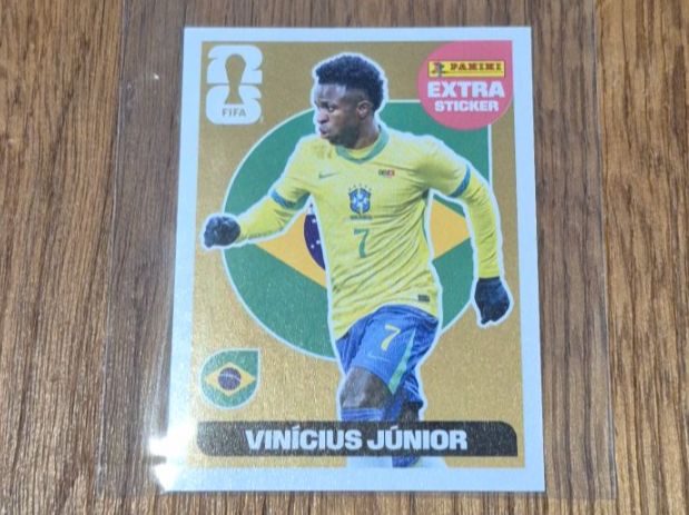 Panini Sammelbilder & Trading cards: Panini Extra Sticker WM 2026 Vinicius Junior Gold – Neu (gemäss Beschreibung) aus Büttenhardt von Nic_ole
