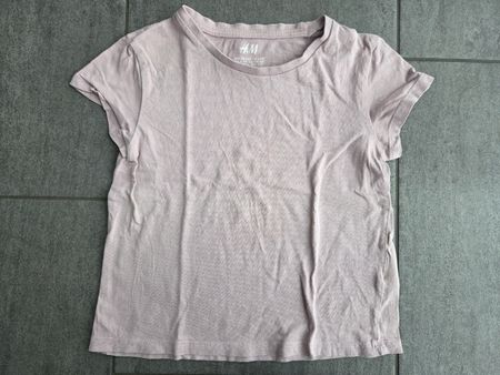 H&M Kinder T-Shirt Gr. 98/104 Rosé 