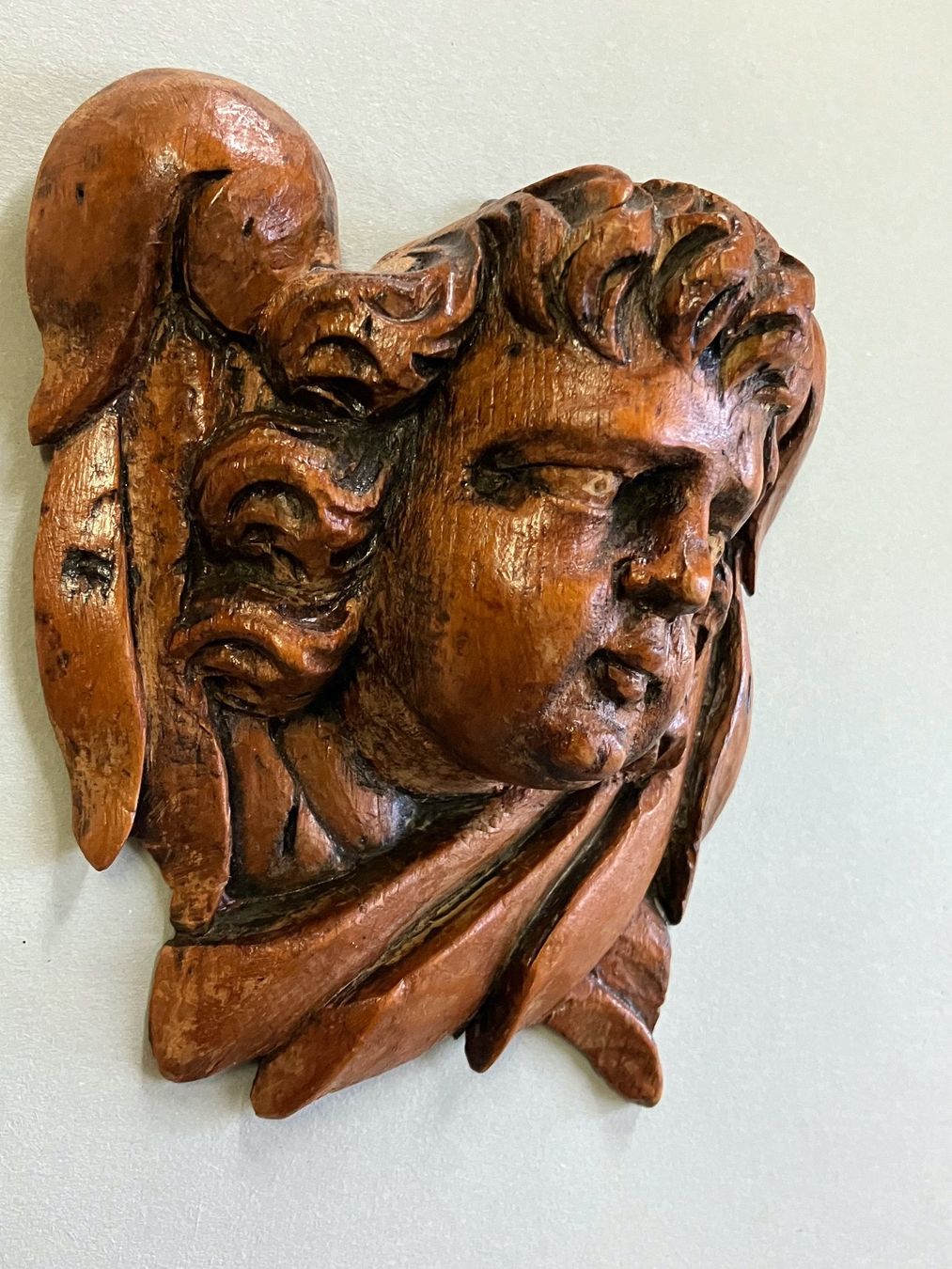 Statuette: Engelskopf Putto antik. – Usato da Horw venduto da luzernicus 1