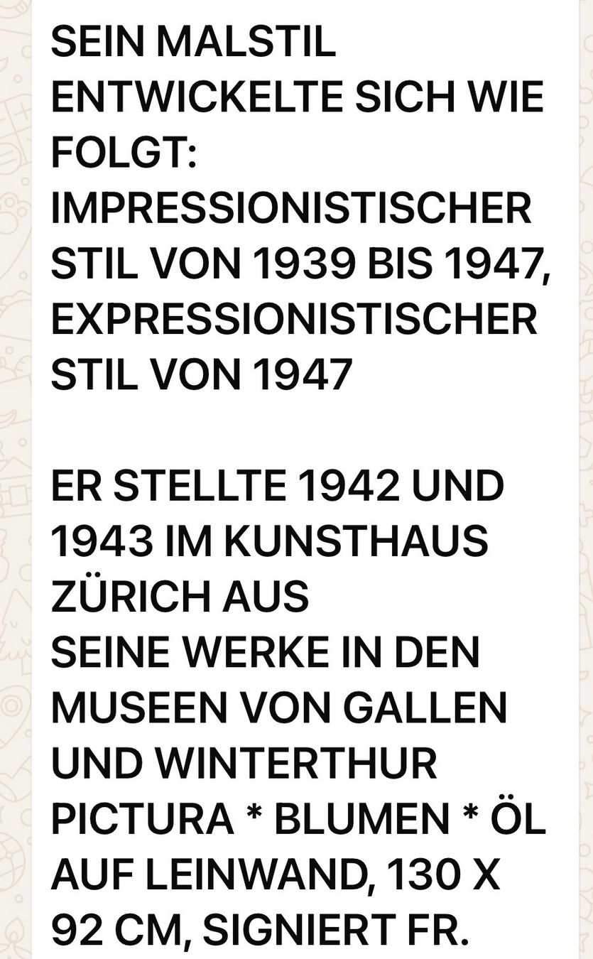 Dipinti: EGGLER JOSEPH WILHELM WALD Blumenbild Ölfarbe – Usato da Thayngen venduto da mic_jv5x 4