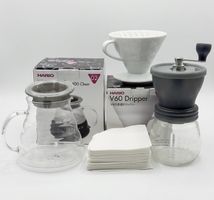 Hario V60 full pack - grinder, V60 Dripper - coffee Filter