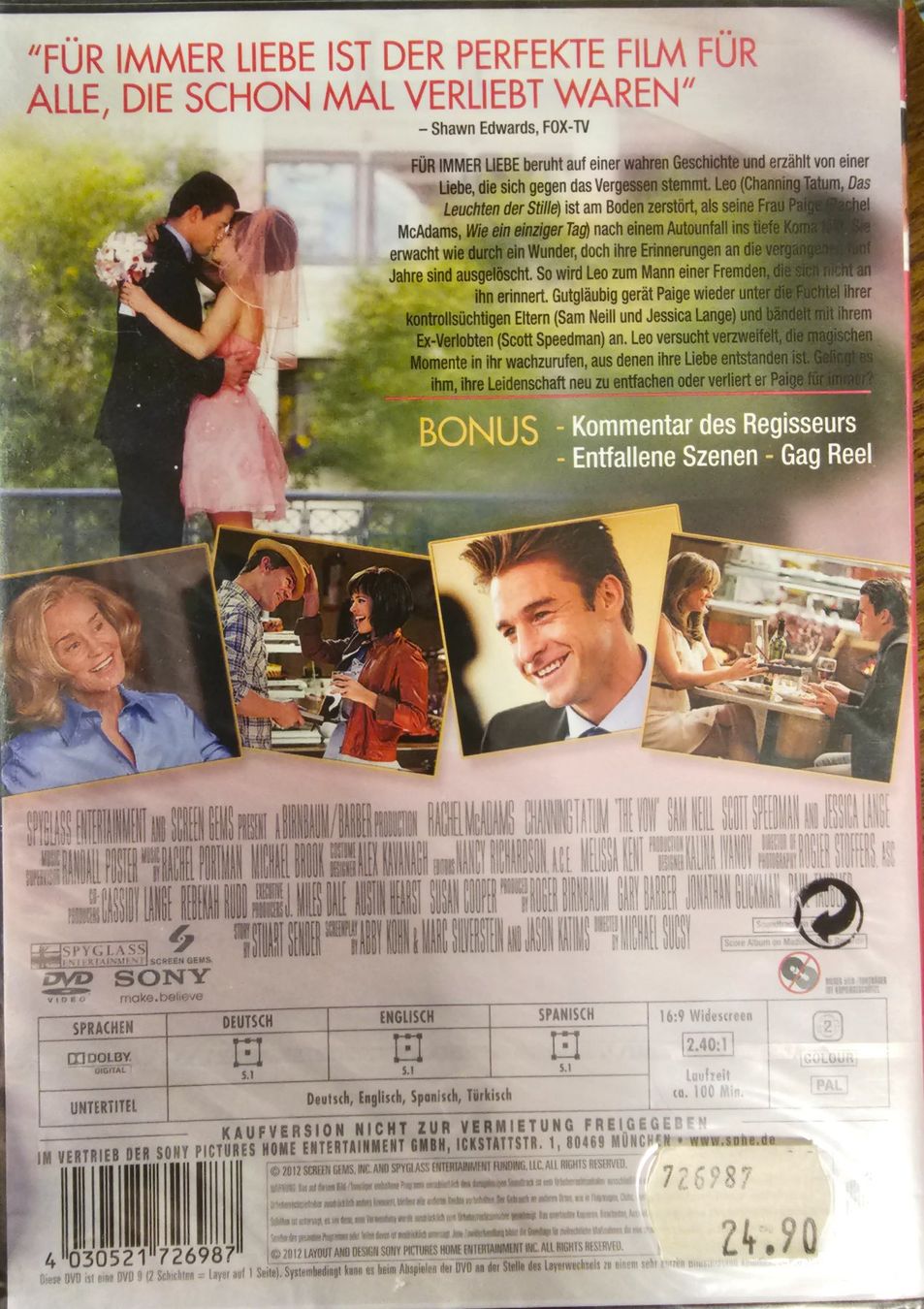 Tutti i DVDs: Für immer Liebe – Nuovo e nell'imballaggio originale da Wahlen b. Laufen venduto da Cg10 1
