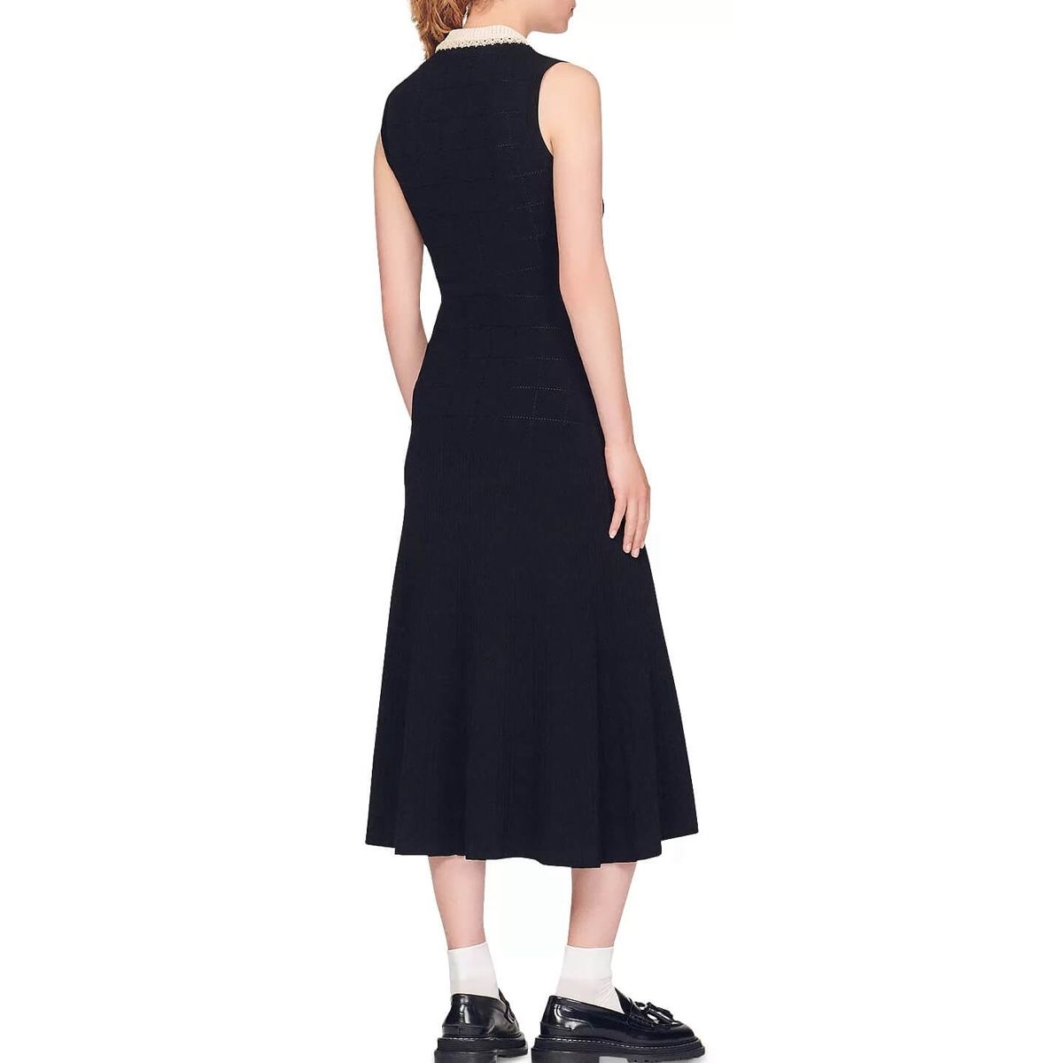 Sandro Vestiti: Sandro Black Elegant Midi Dress – Usato da St.Josefen venduto da lop_lh8d 4