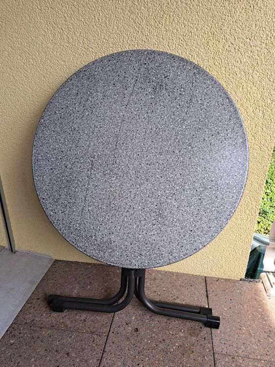 Balkontisch, rund 80cm klappbar Kaufen auf Ricardo