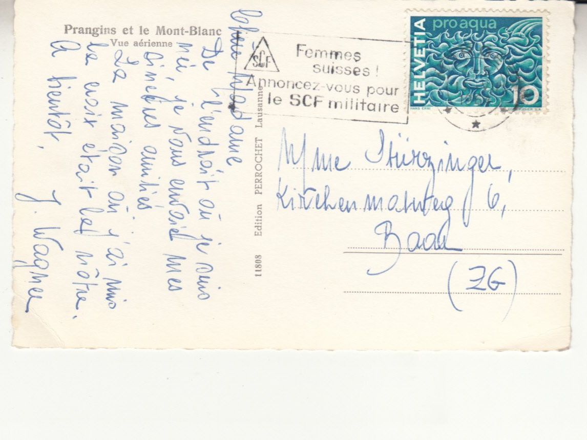 Cartes postales: Prangins 1964 – D'occasion à Bürglen TG par StampGraf 1