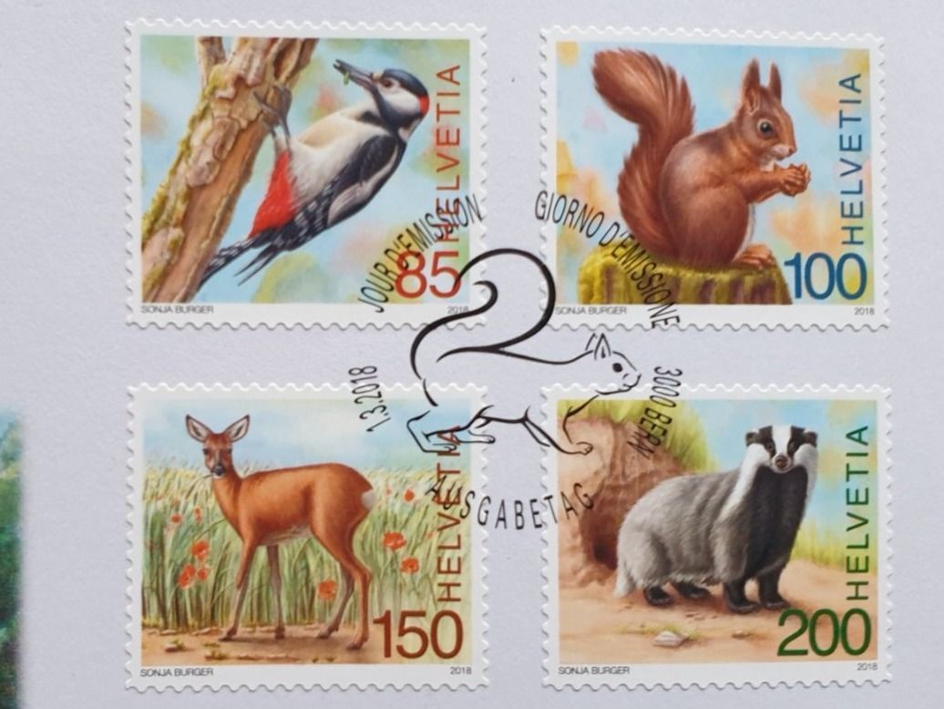 Alle Briefmarken: (493) Ausgabetag-Brief von 2018 – Gebraucht aus Schwarzhäusern von Inot3 1
