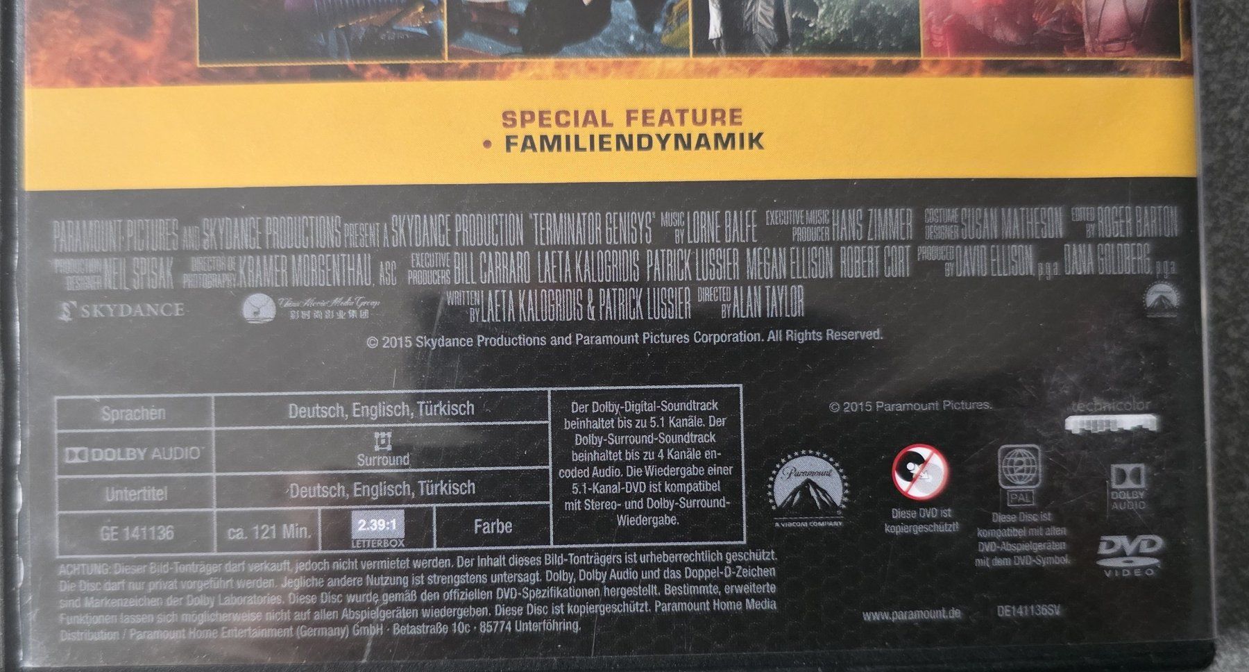 Alle DVDs: DVD Terminator Genisys / Arnold Schwarzenegger – Gebraucht aus Oetwil am See von fineli2 1