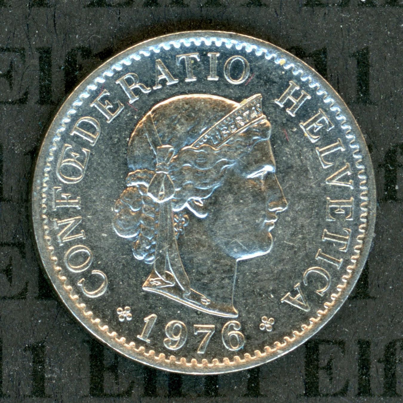 Tutti le monete: CHF___0.05 1976 vz-unz 5 Rappen – Usato da Widnau venduto da Elf11