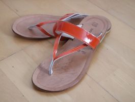 Flipflops / Sandale / Zehentrenner, Navyboot, Leder, Gr. 39